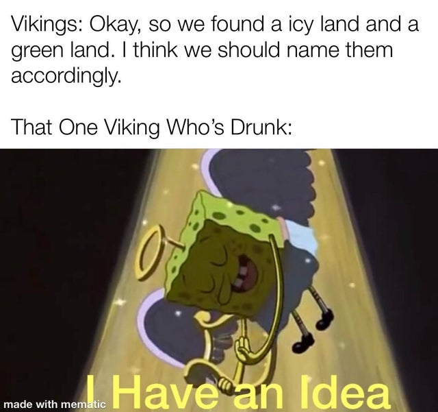 Drunk viking naming things